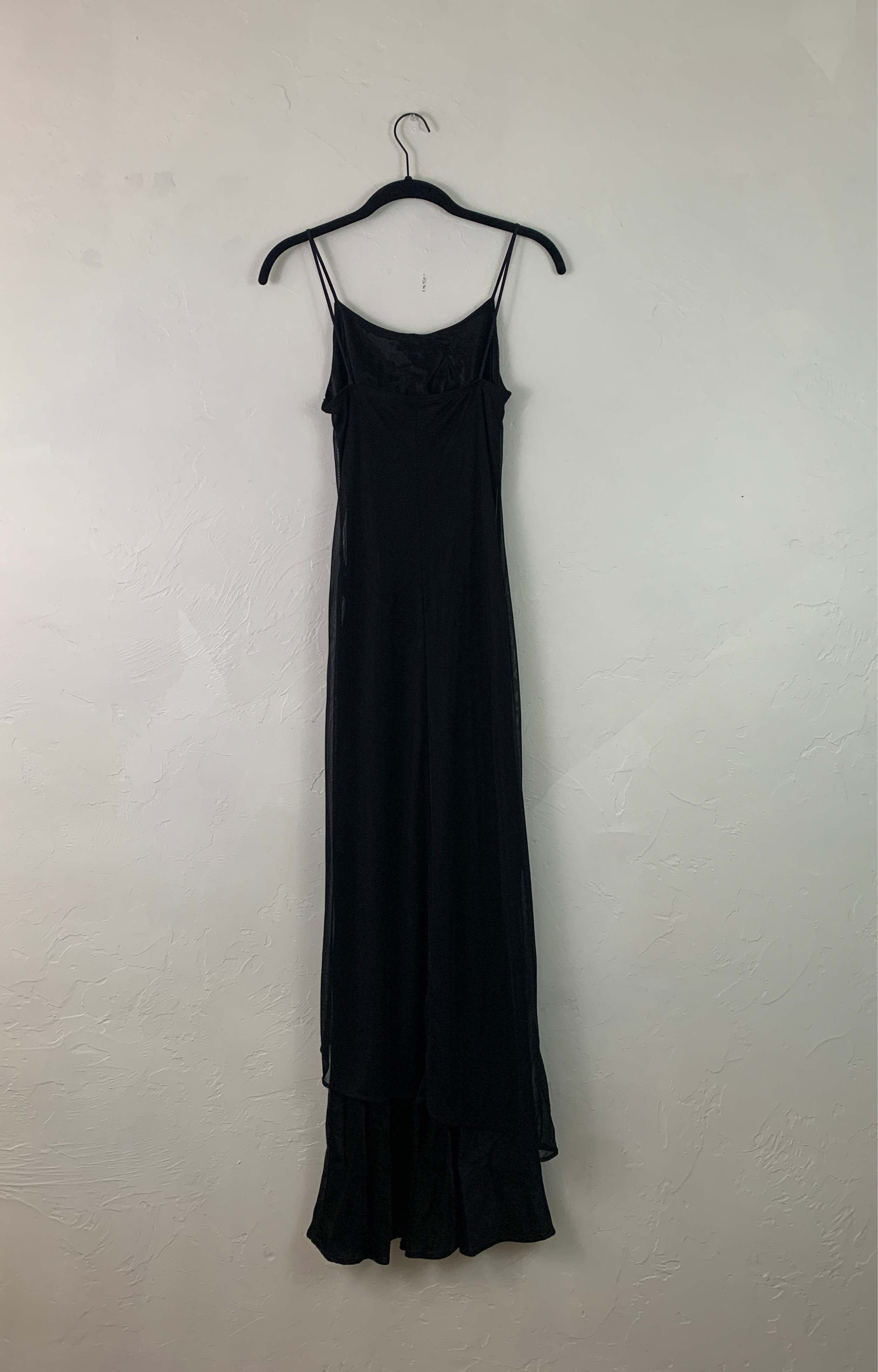 Black multi layer maxi