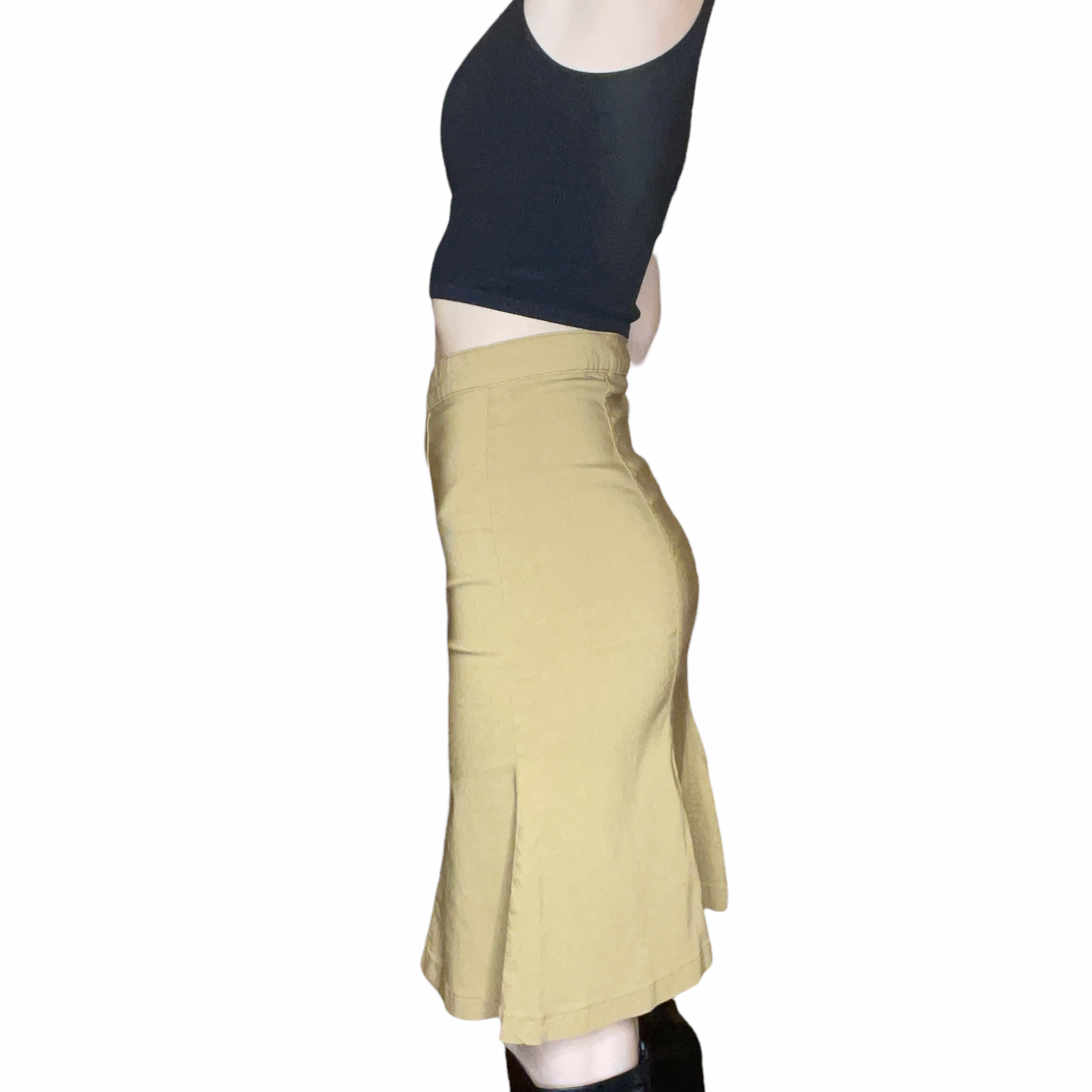 Cargo midi skirt