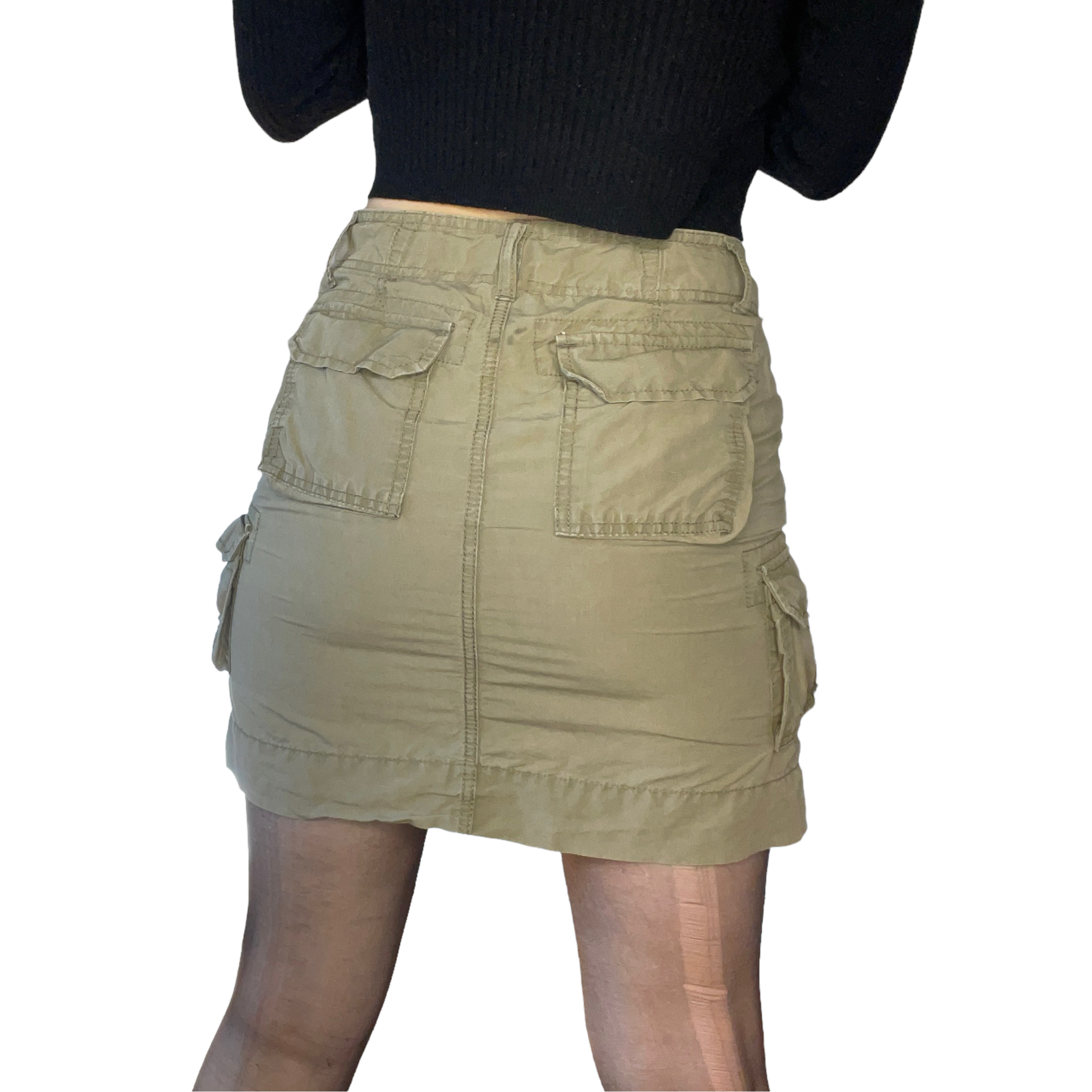 cargo mini skirt