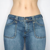 Low Rise Flare Jeans (Small)