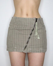 Khaki Mini Skirt (S-M) 