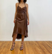 Brownie batter silk midi