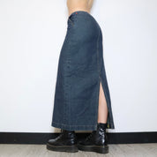 Denim Maxi Skirt (XS/S) 
