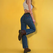 High Rise Dark Wash Twenty x Jeans - Small
