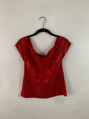 Red flashy top