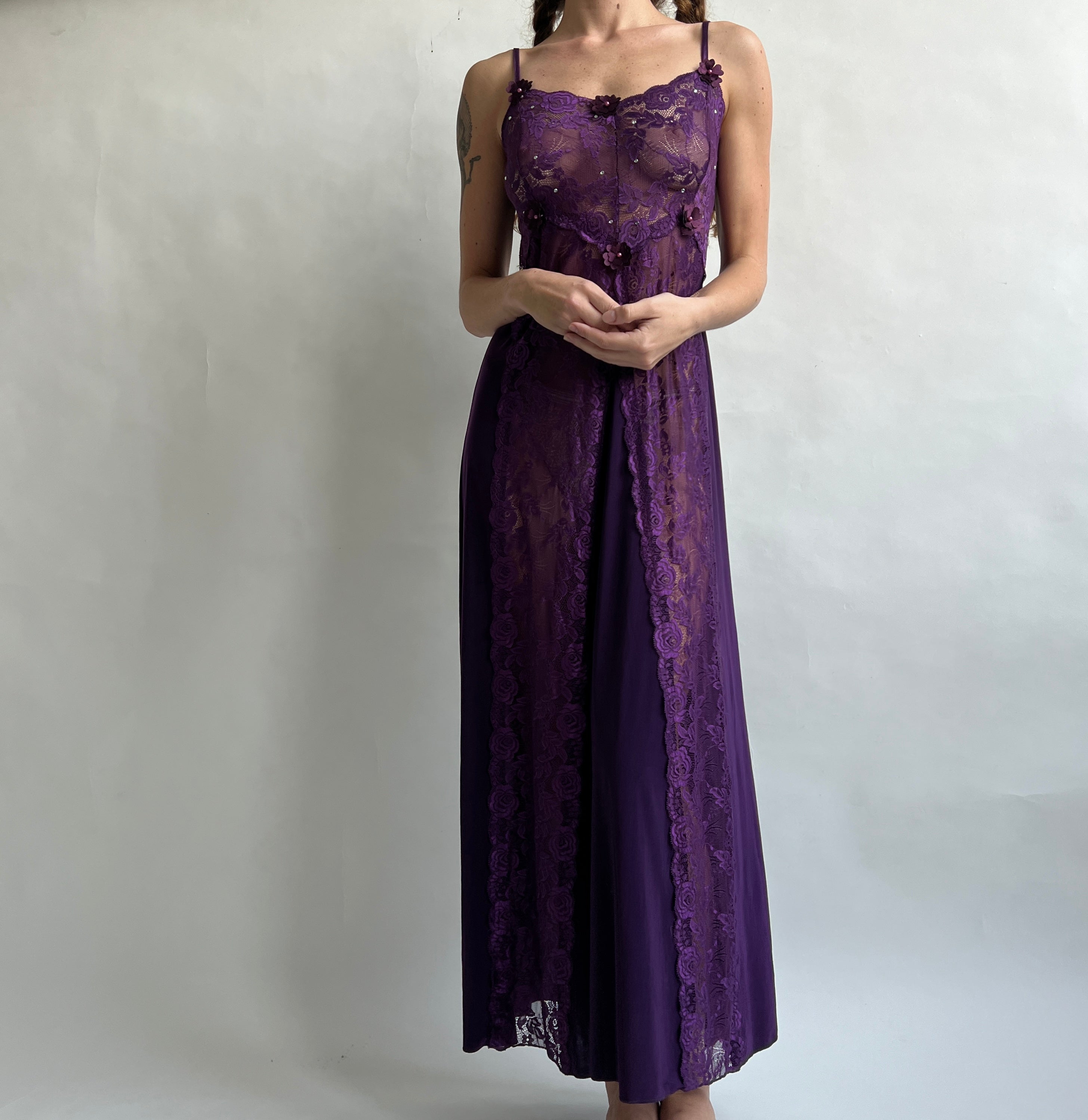 Plum fairy lace maxi M/L