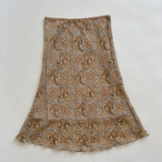 00s paisley skirt