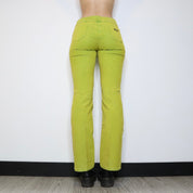 Miss Sixty Chartreuse Pants (S-M) 