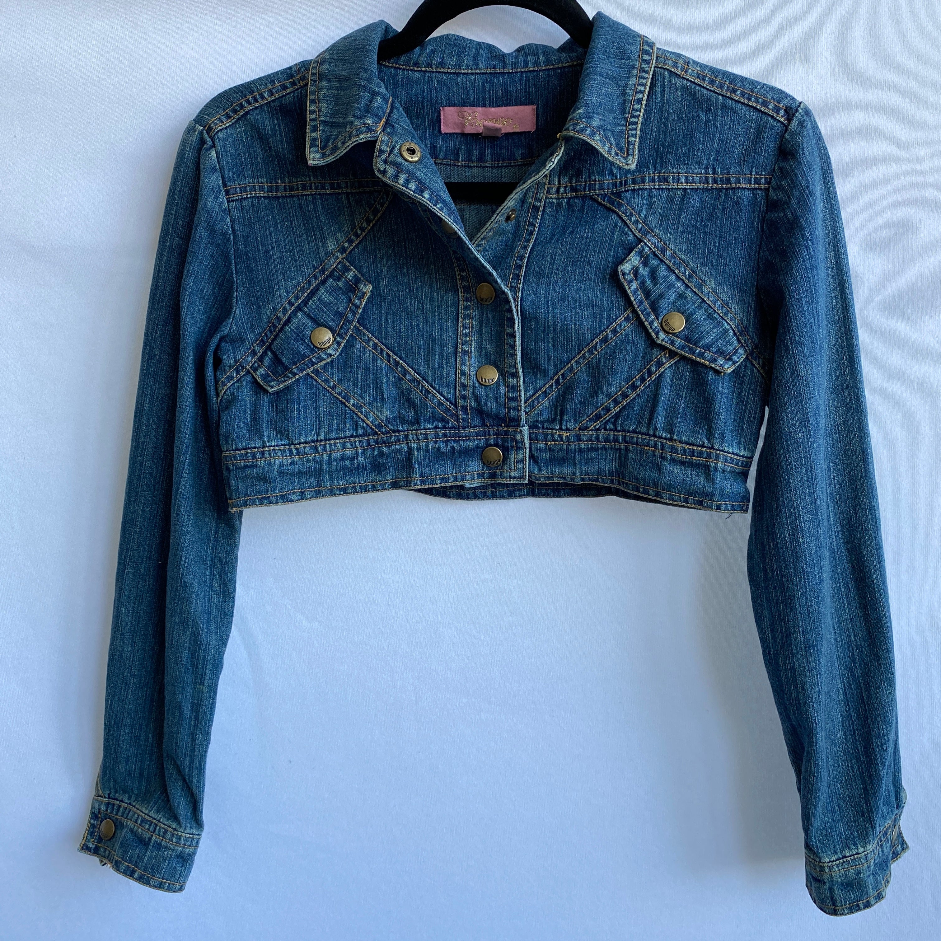 Super cropped denim jacket