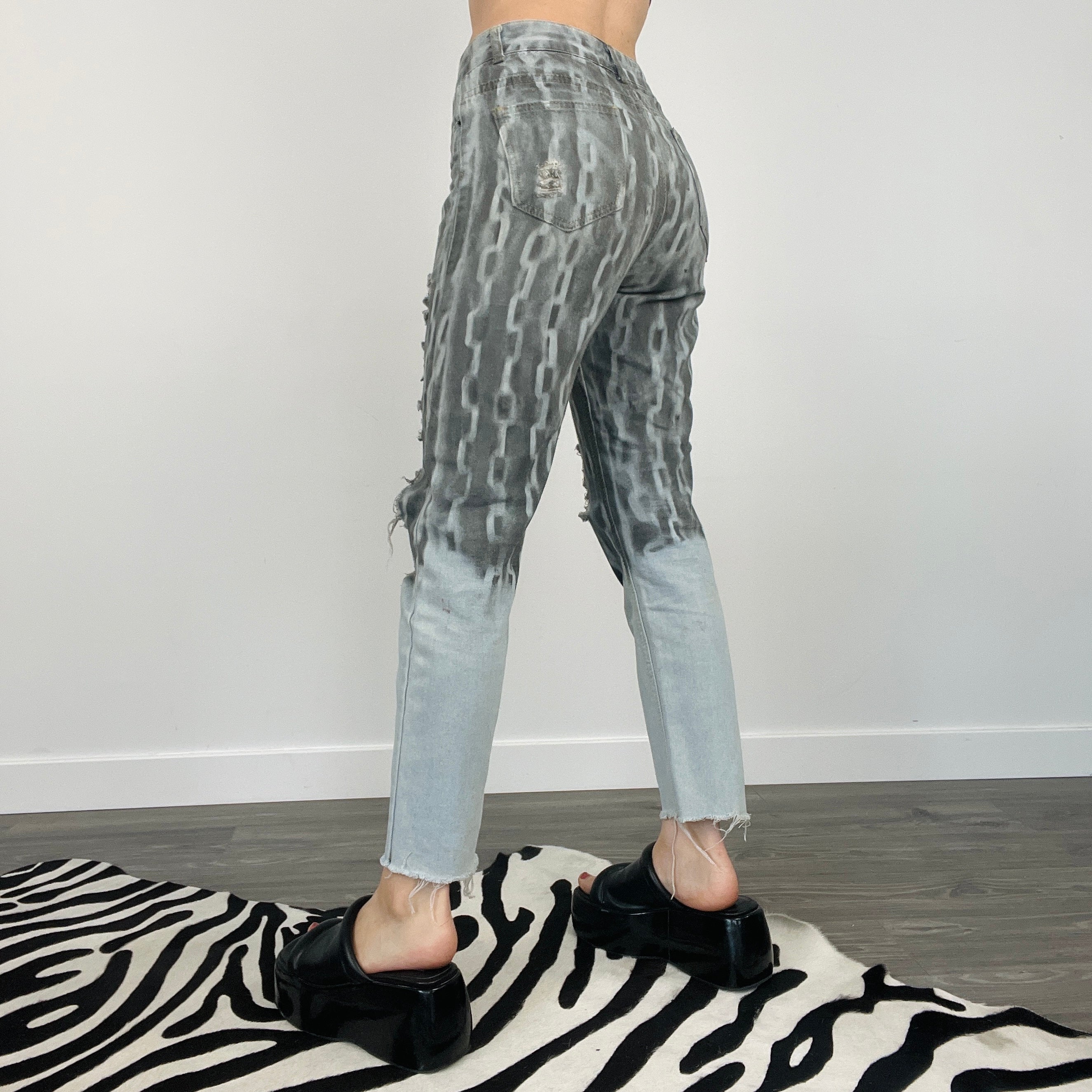 1/1 Custom Chainlink Jeans