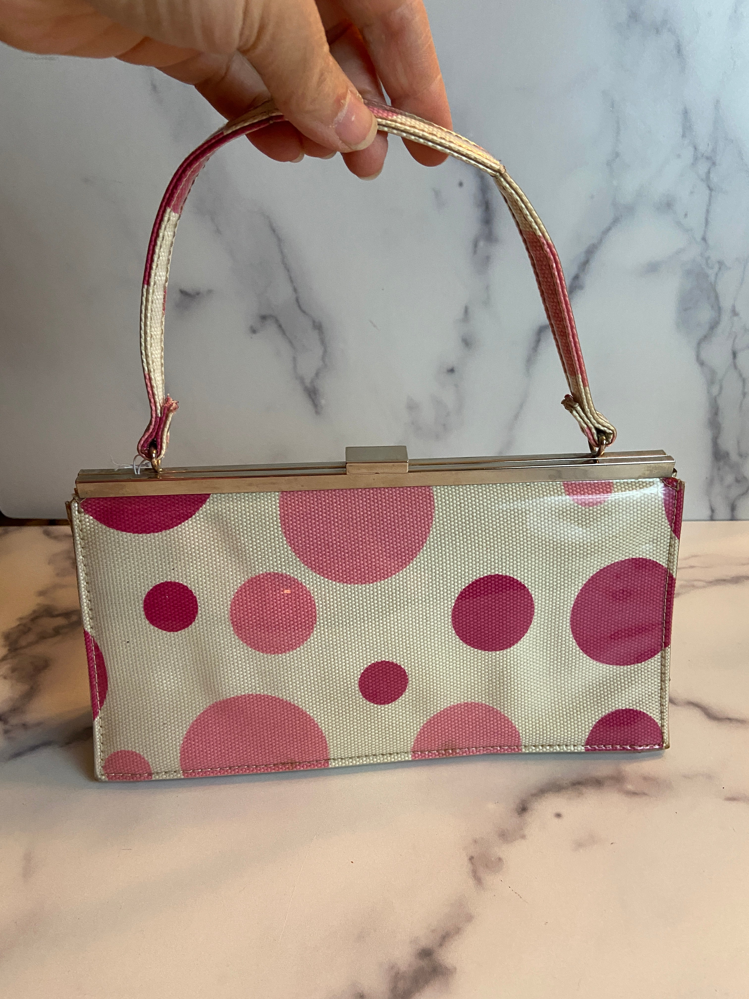 Pinky dots purse
