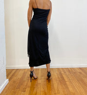 Black multi layer maxi