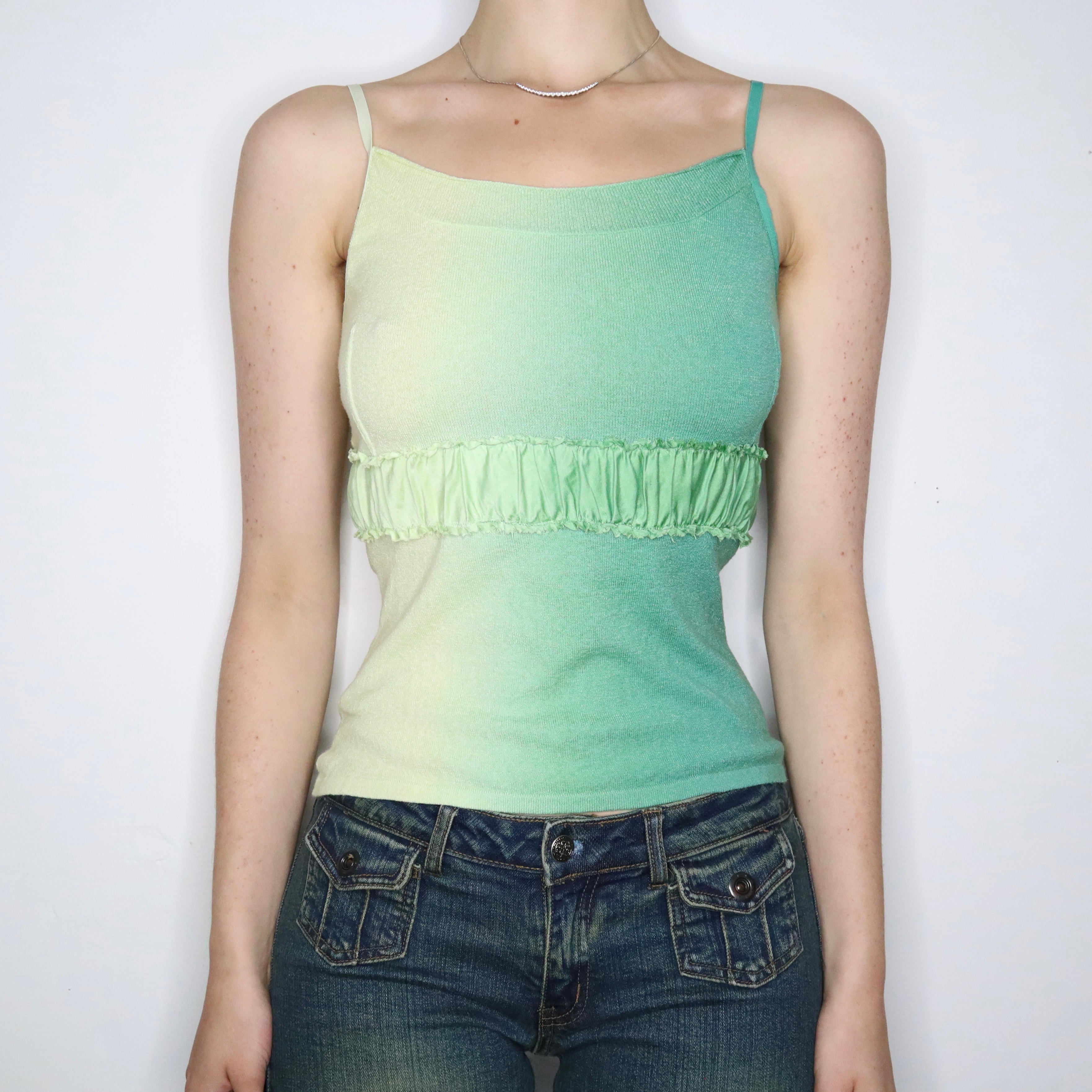 Y2K Green Gradient Cami (Medium)