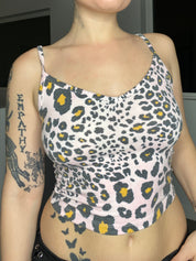 Baby Pink Leopard Tank Top