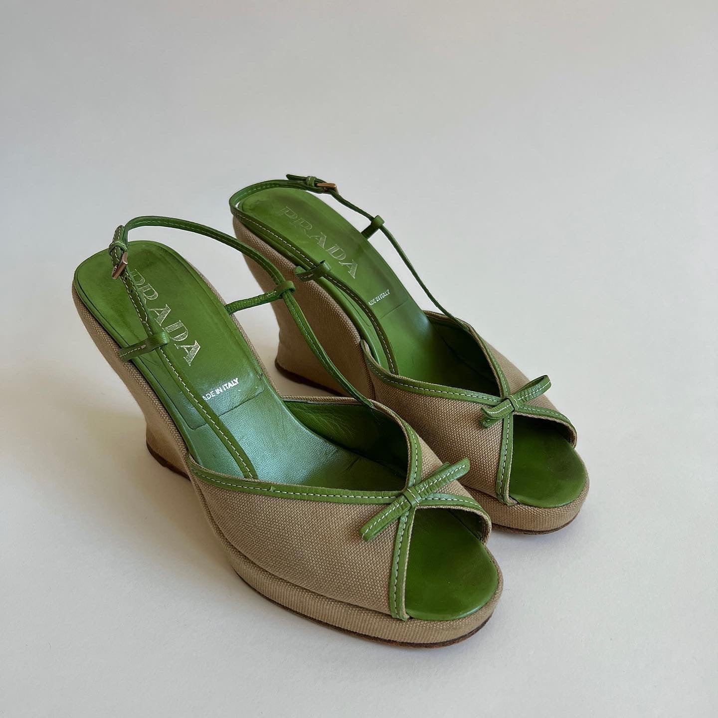 00s Prada wedges sz 7.5