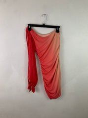 Peachy one shoulder mini