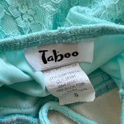 Y2k cyan lace mini