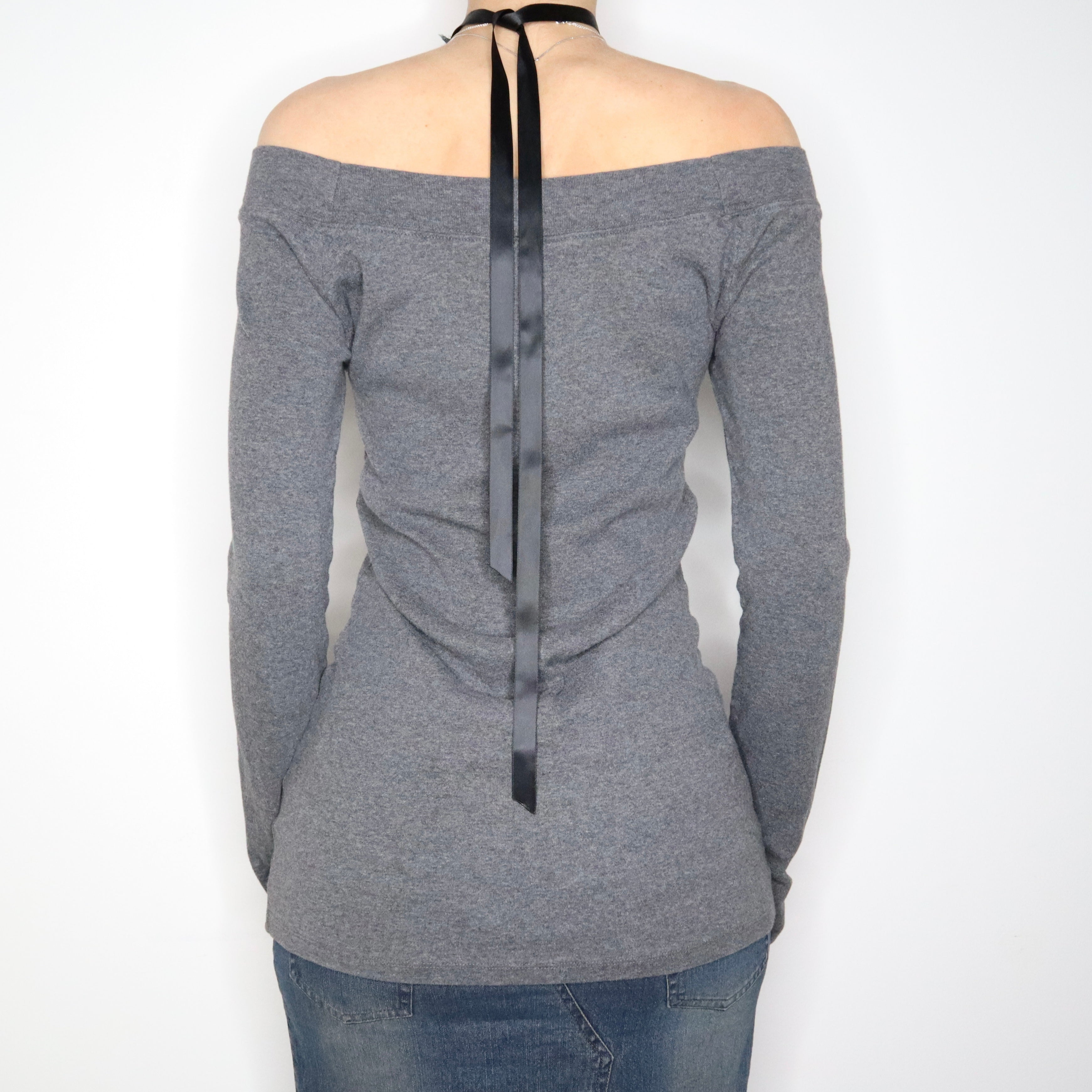 Gray Star Long Sleeve Top (M-L) 