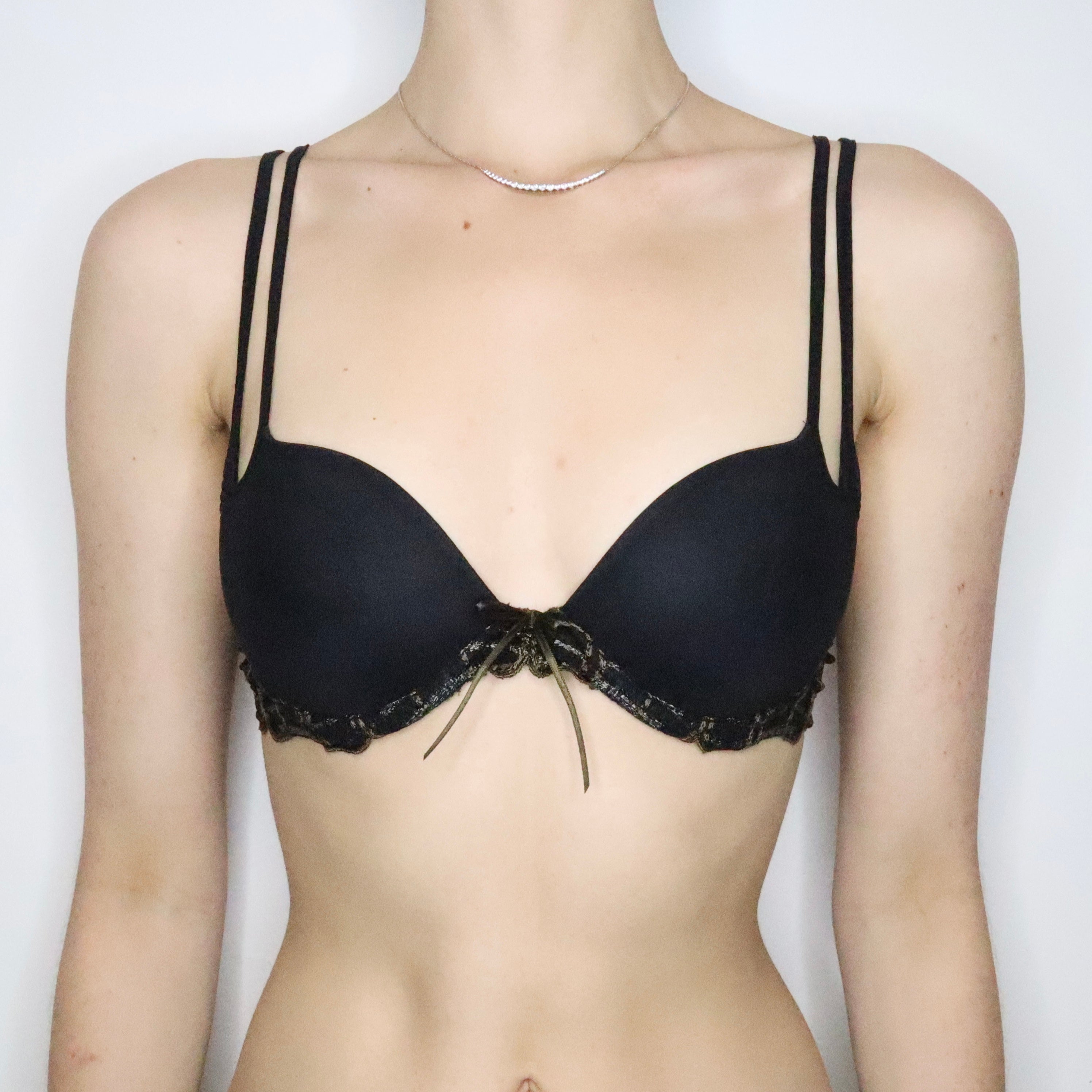 French Black Designer Bra (36B/36C)