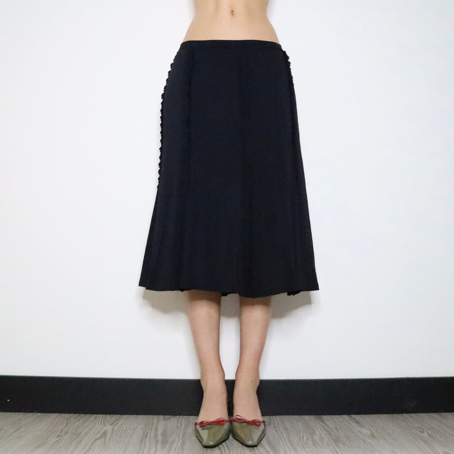 Max Mara Black Midi Skirt (M-L)