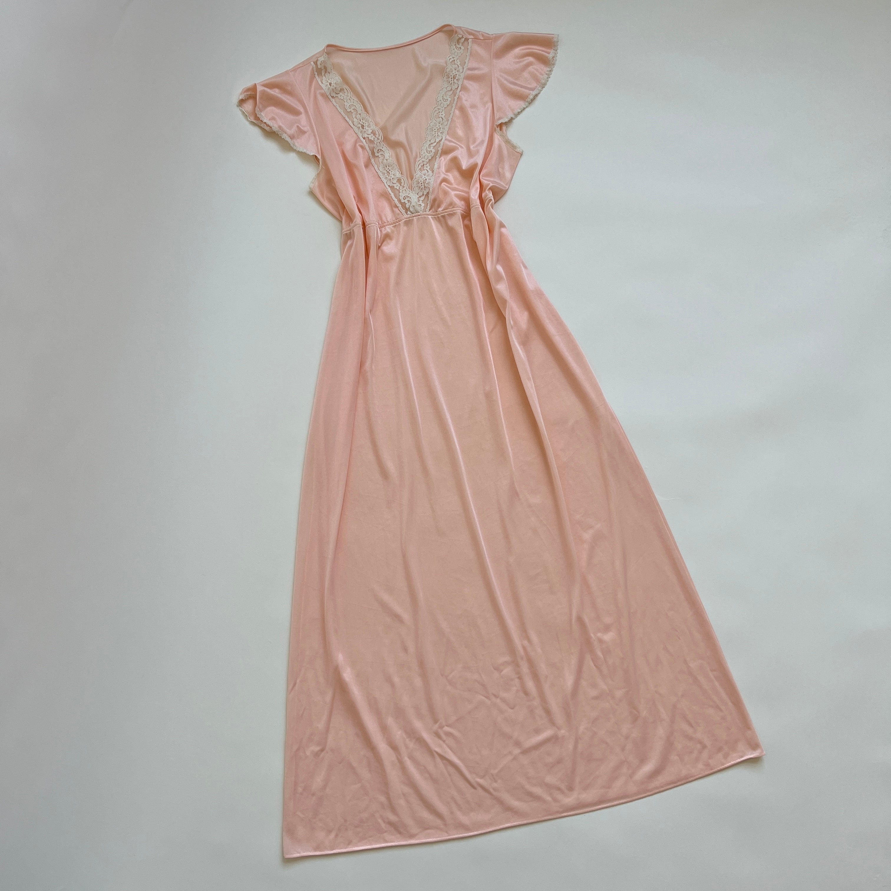 Baby peach maxi slip