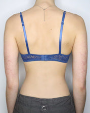 Blue Lace Bra (34C/D)
