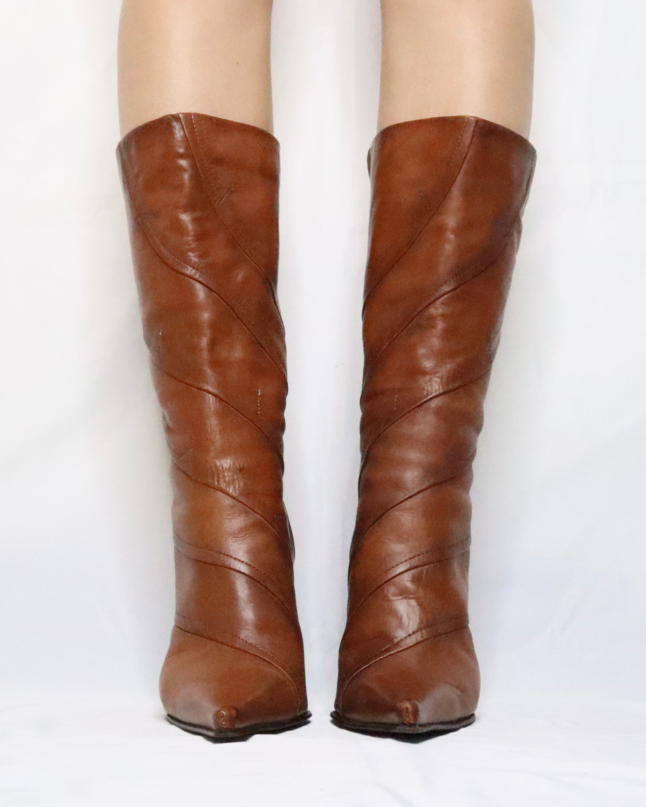 Pointed Toe Stiletto Boots (9 US/40 EU)