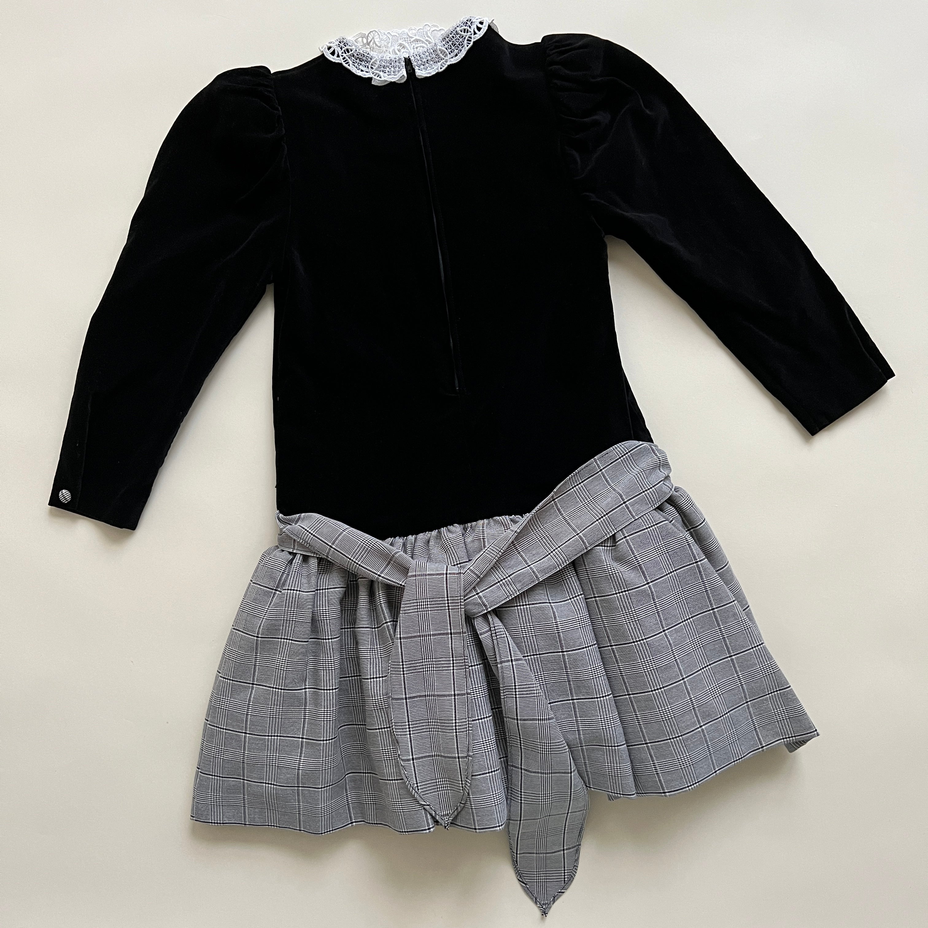 Vintage Wednesday Addams dress sz XSP