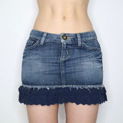 Guess Denim Mini Skirt (Small) 