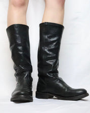 Italian Black Riding Boots (6-6.5 US/36 EU)