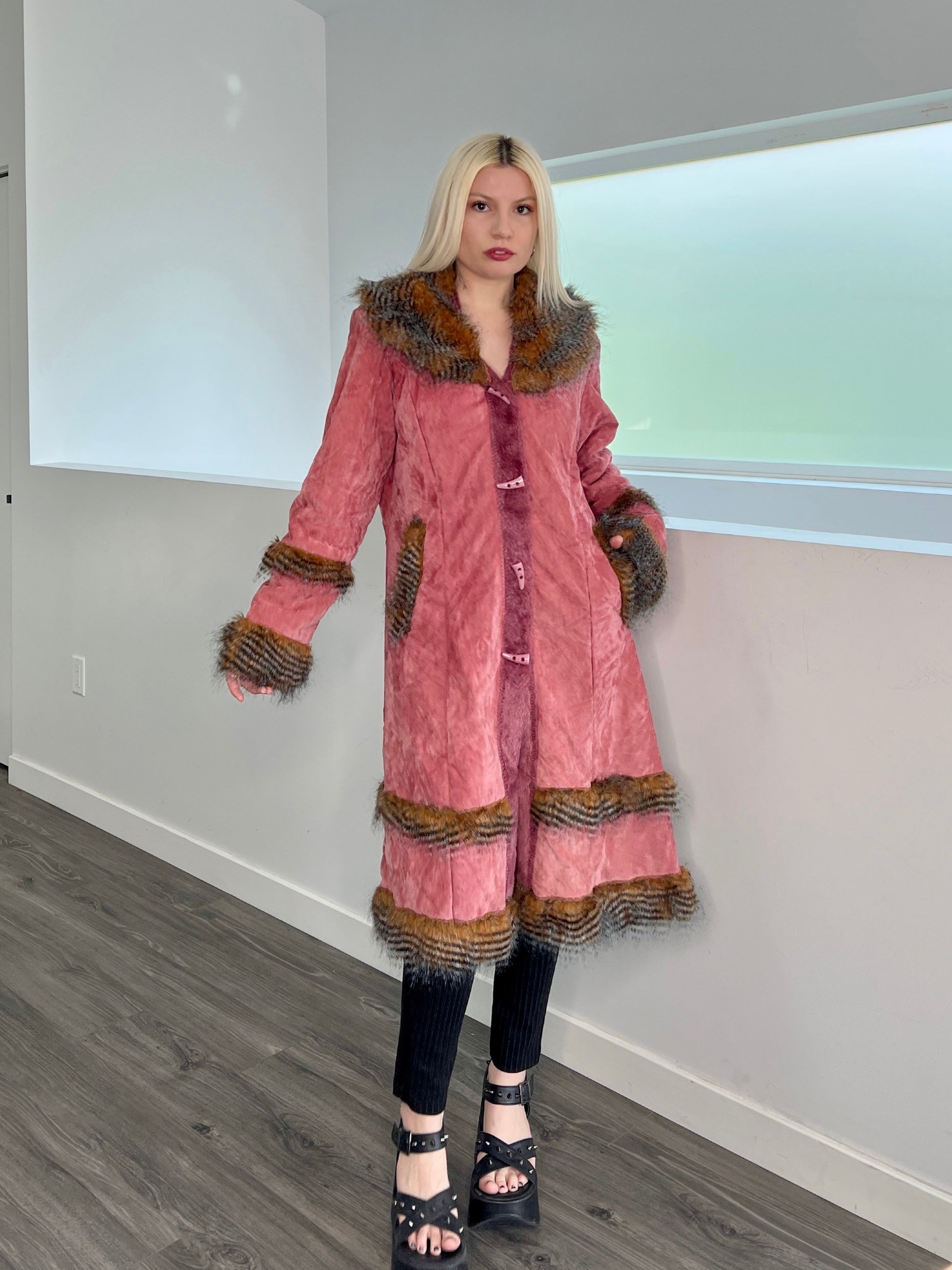 Vintage Faux Fur Coat