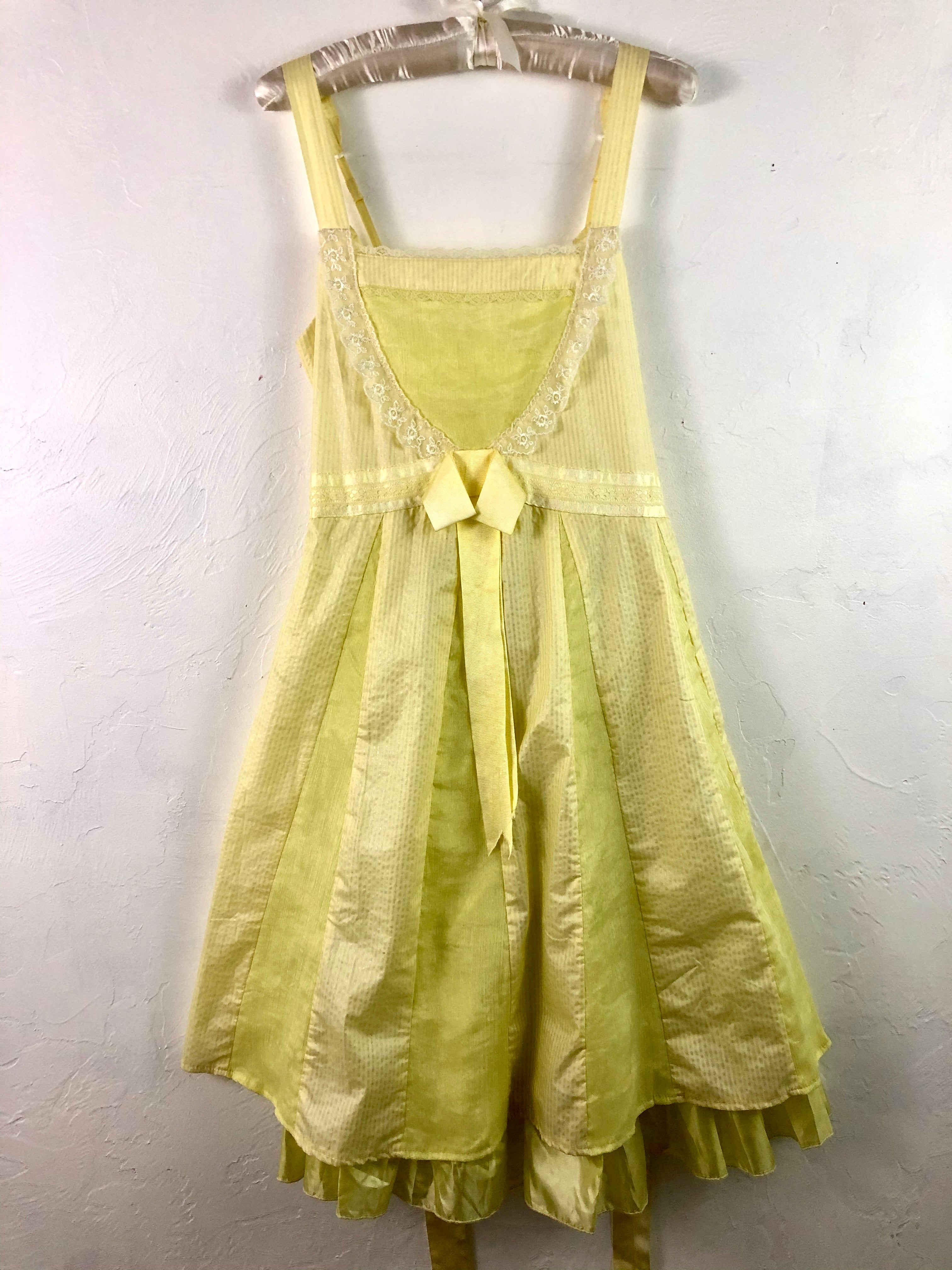 Candy shop yellow midi