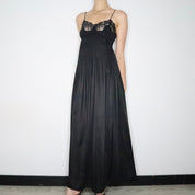 Black Empire Waist Nightgown (Small)