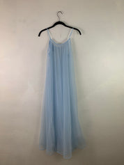 Baby blue tulle slip XL
