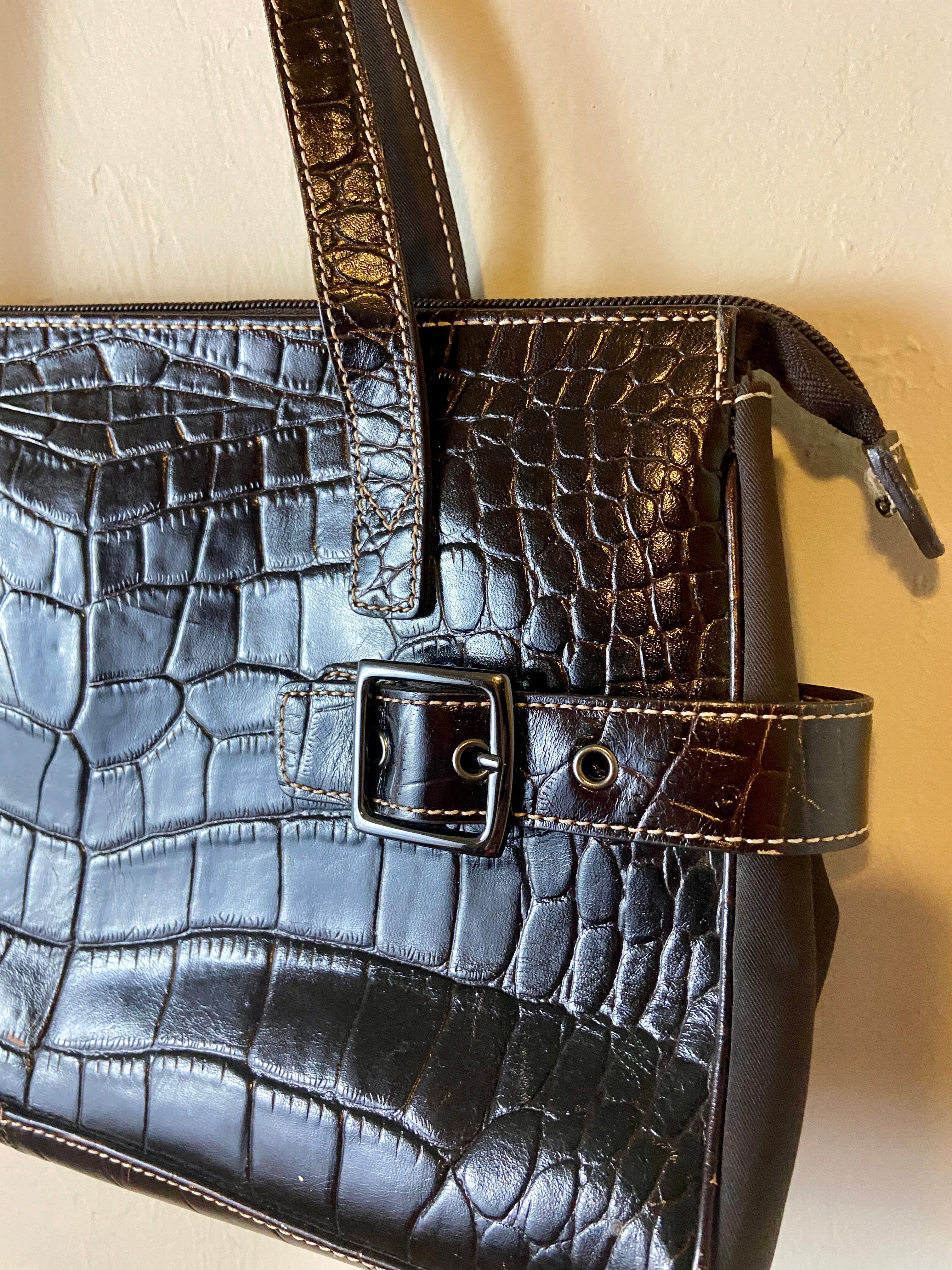 Vintage Brown Leather Purse