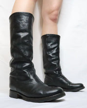 Italian Black Riding Boots (6-6.5 US/36 EU)