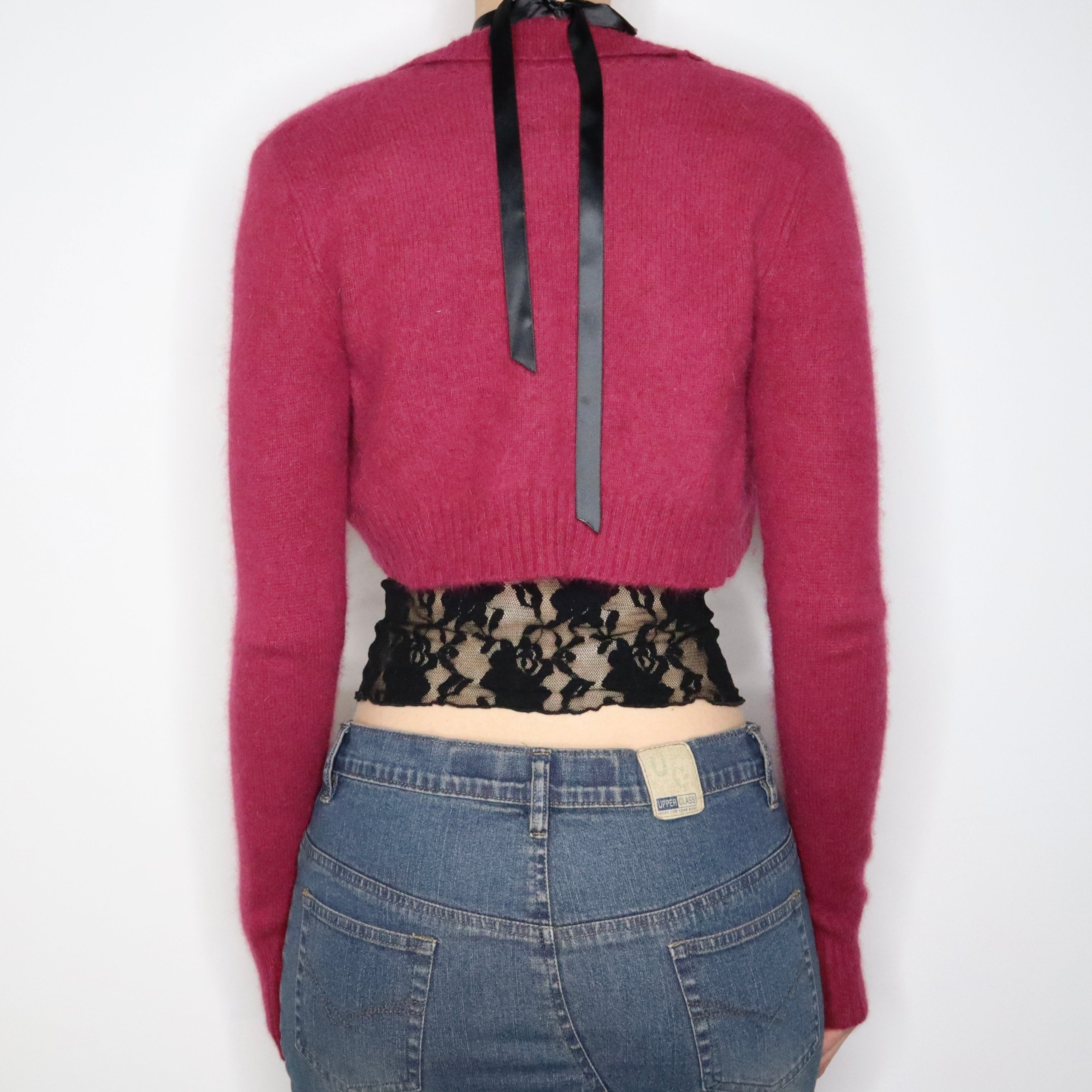 Fuzzy Pink Ballerina Bolero (S-M) 