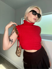 Faux Fur + Knit Sweater Set