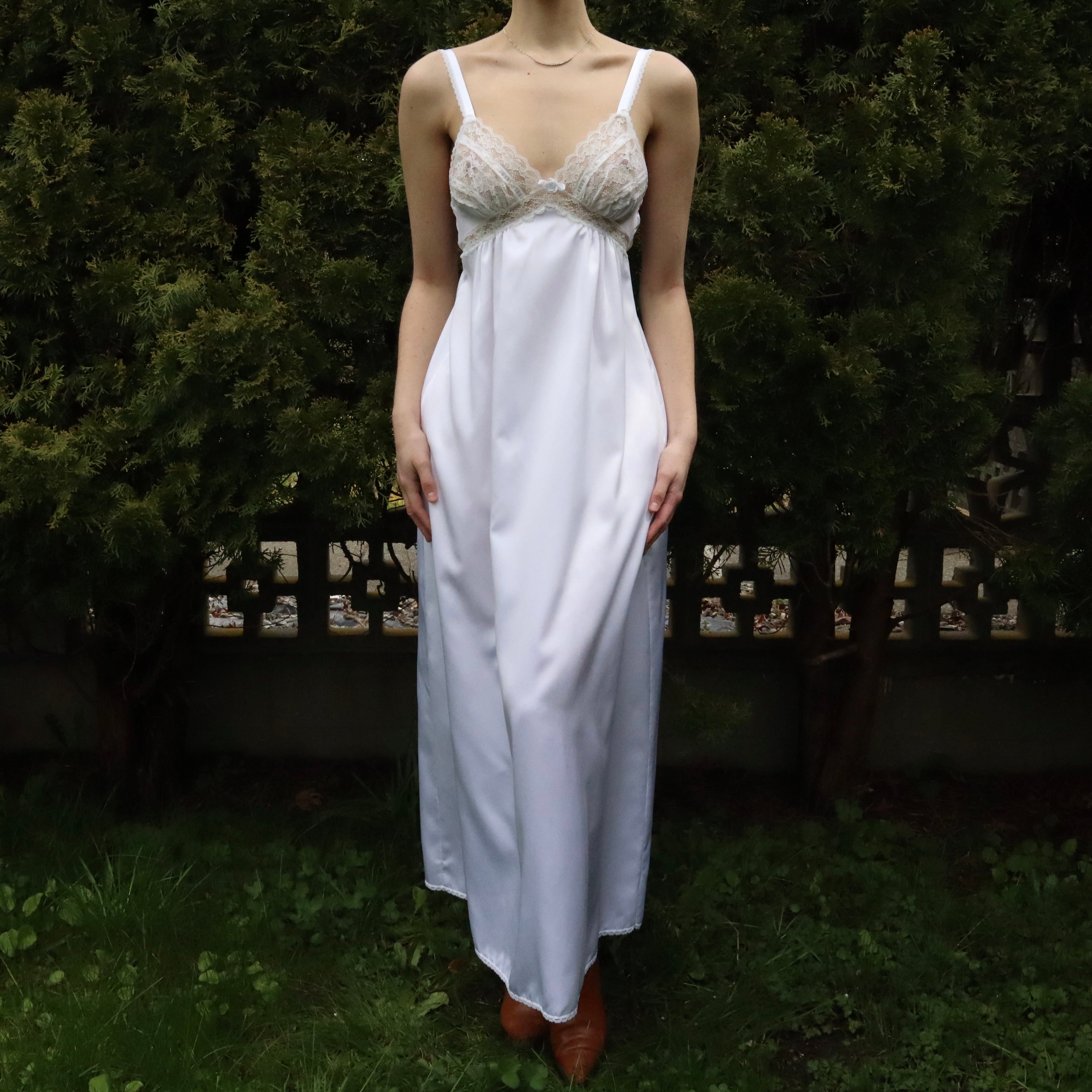 Dior White Satin Slip (Small)