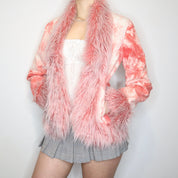 Pink Afghan Coat (Medium)
