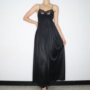 Black Empire Waist Nightgown (Small)