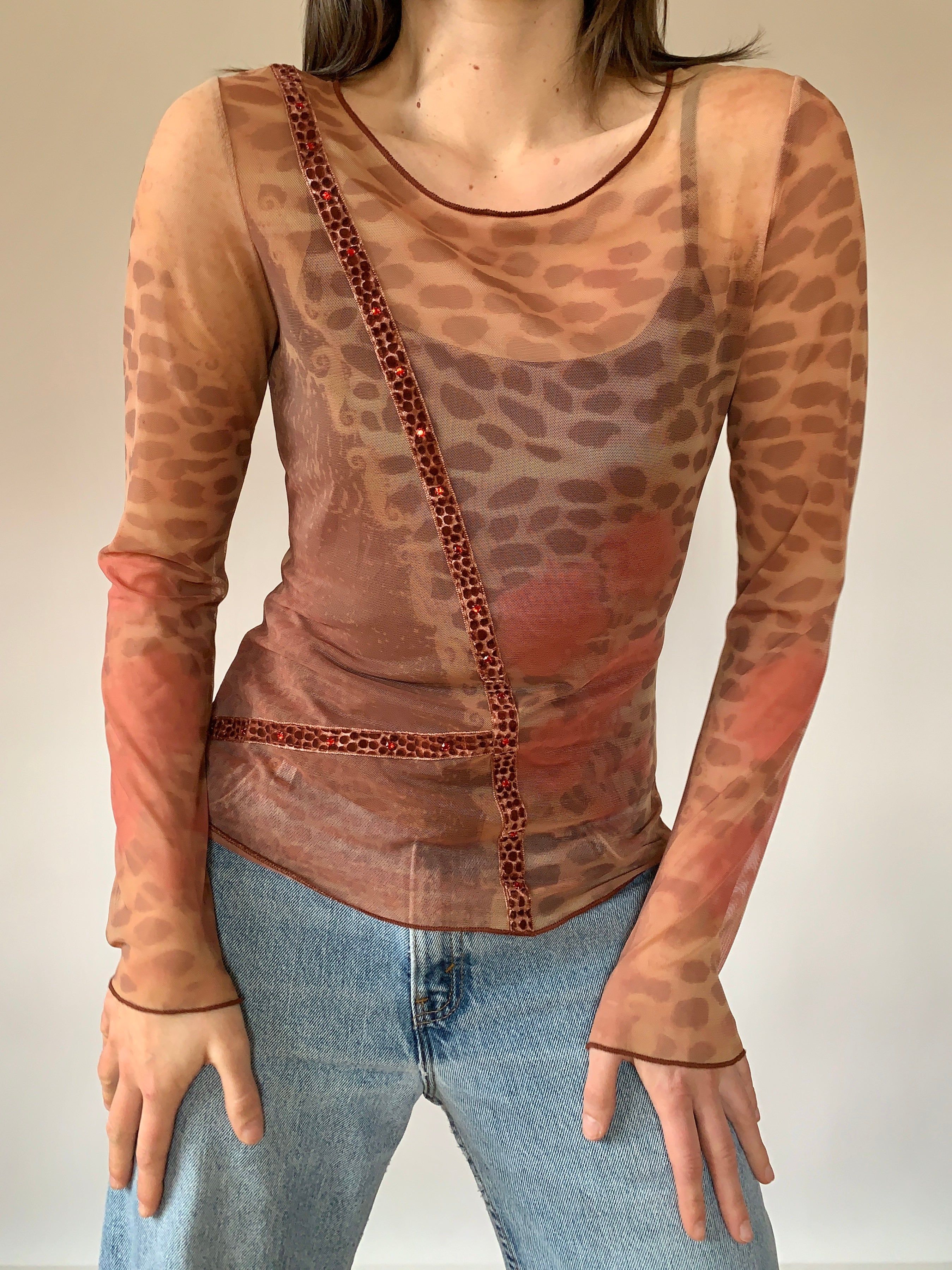 Vintage 1990s Mesh Top