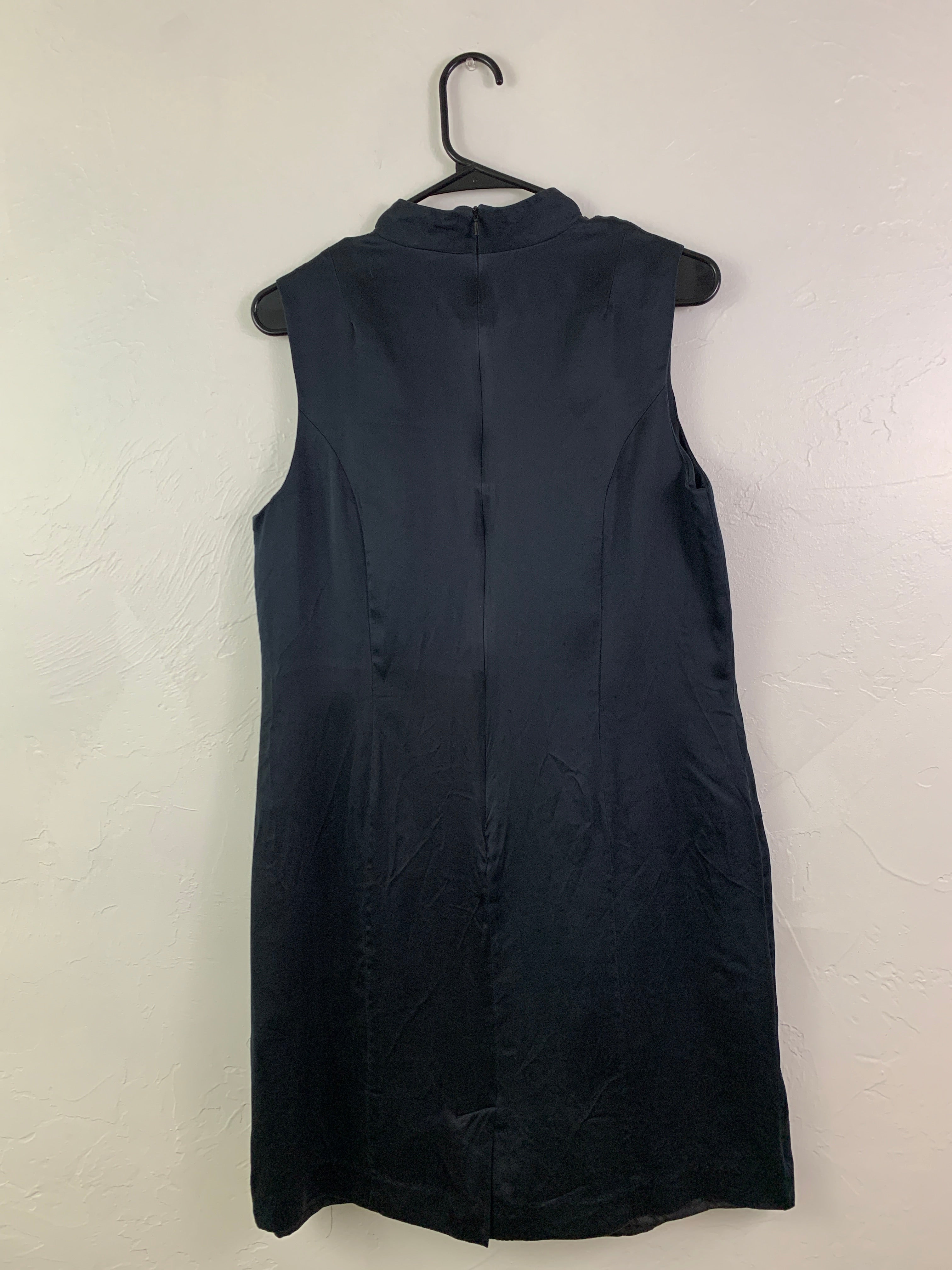 Fitted silk midi