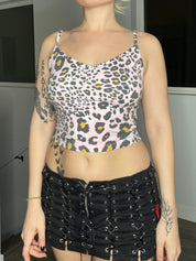 Baby Pink Leopard Tank Top