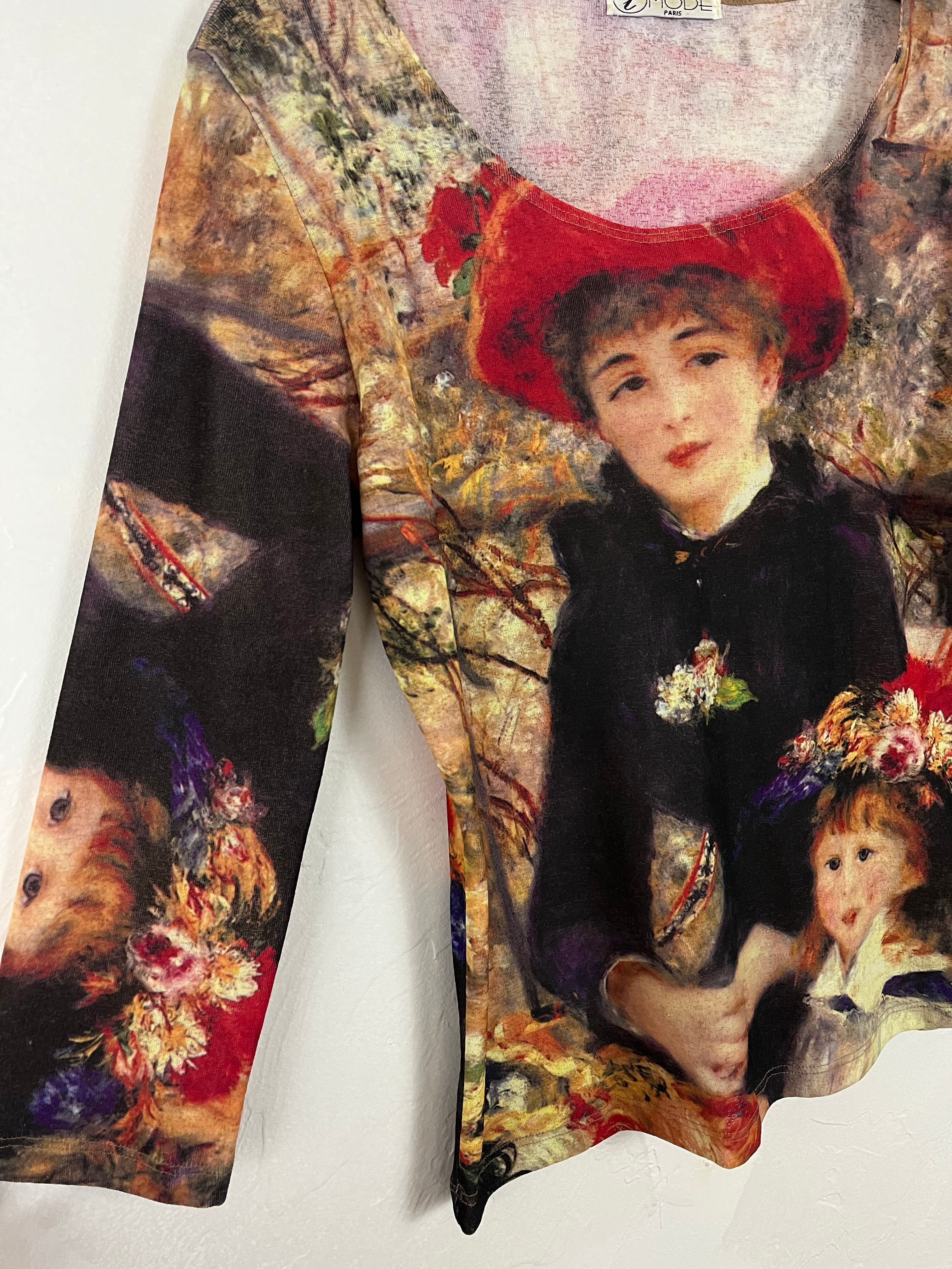 Red beret & flower crown