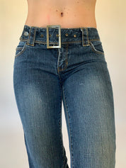 Y2K Belted Jeans
