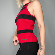 DKNY Ribbed High Neck Tank (M)