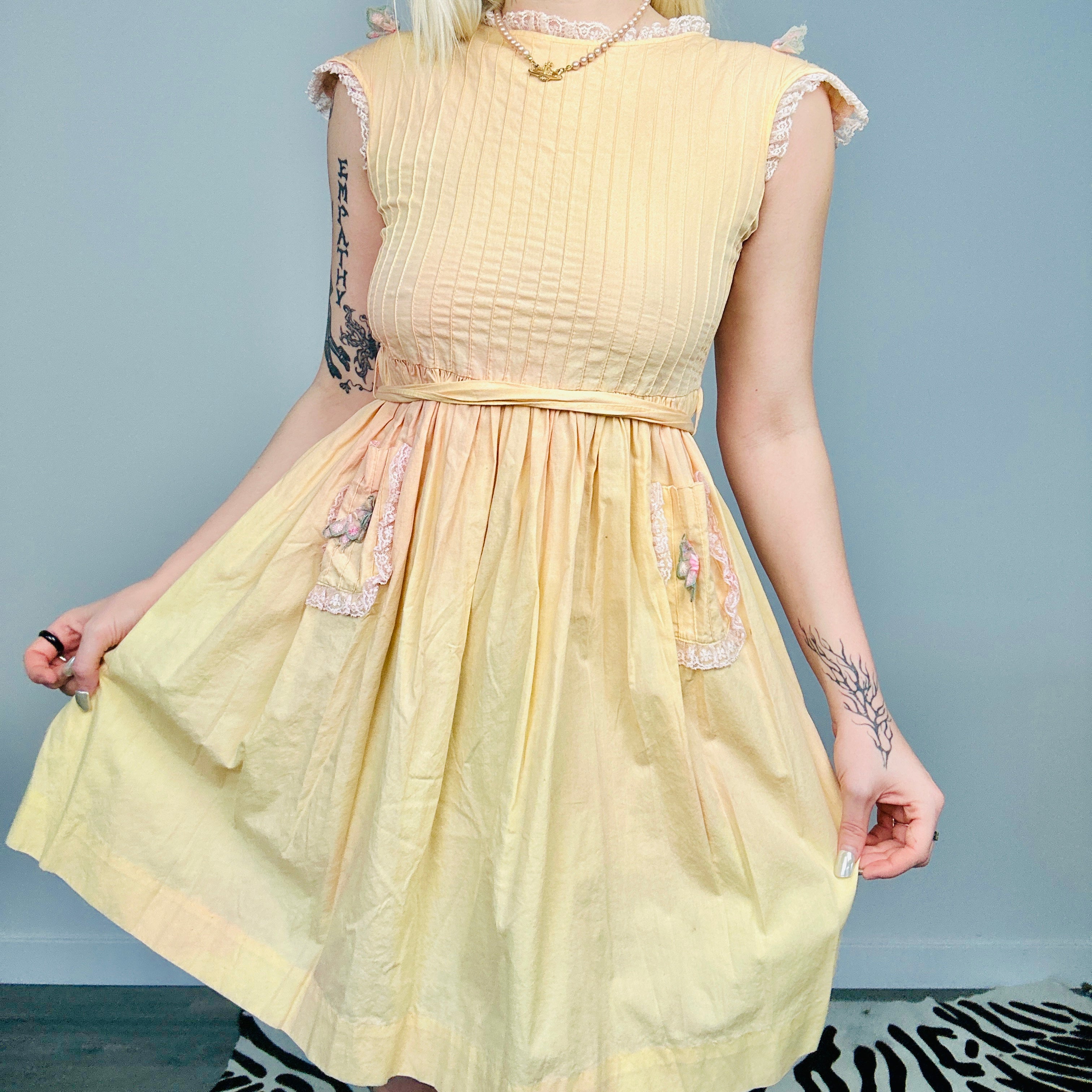 Vintage Babydoll Dress (S)