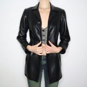 Black Leather Jacket (Medium)