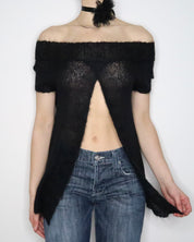 Black Mohair Sweater (M-L) 